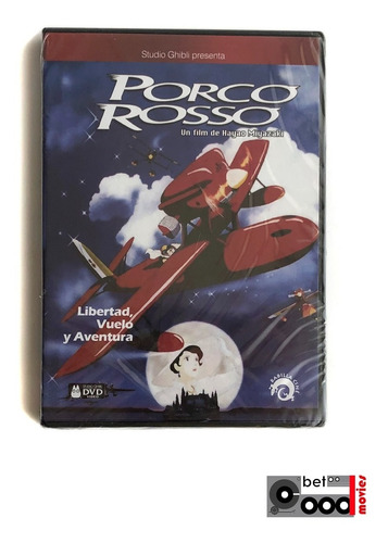 Dvd Película Porco Rosso: Studio Ghibli 1992 / Nueva Sellada