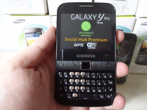 Samsung Galaxy Y Pro B5510 Lacrado 3g Android Whatsapp Nfe
