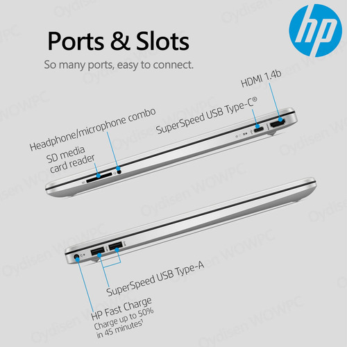 Laptop Hp 15 15.6'' Intel I5-1135g7 16gb 1tb -plata