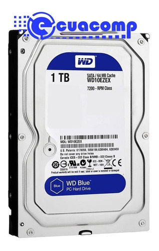 Disco Duro 1tb Western D Sata 3.5'' 7200rpm De Pc 100% New