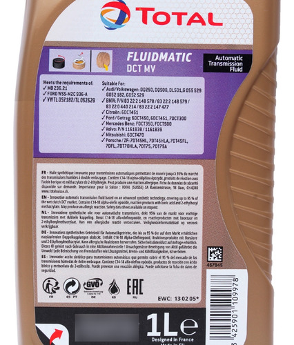Aceite Atf Caja Automatica Doble Embrague (dual Clucth)