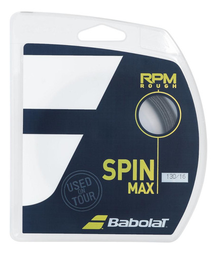 Corda Babolat Rpm Rough 16l 1.30mm Cinza - Set Individual