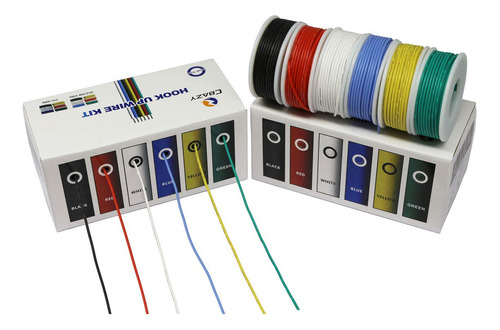 Kit De Cables De Conexion De Alambre De Silicona Flexible C
