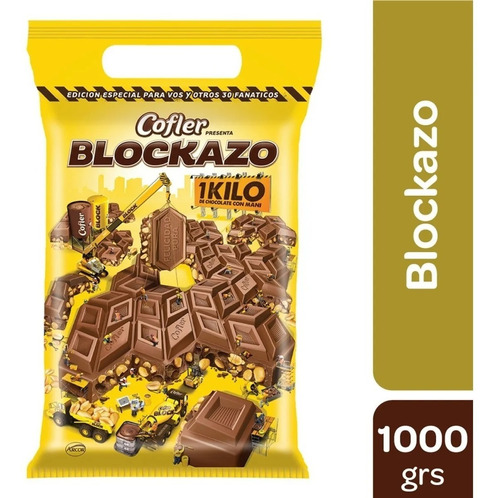 Chocolate Cofler Blockazo X 1 Kg