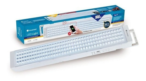 Luz Emergencia 160 Leds Recargable 24hr Luz Powerlab - 7261 