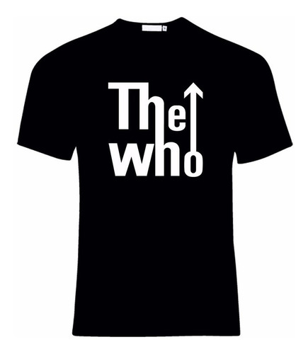 Remera Estampada The Who Rock 100% Algodon Vinilo Textil