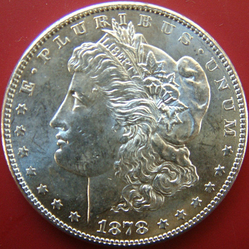 1878 S Un Dólar Morgan Ms+++ Pl Super 7/8 Tf Moneda Monstruo