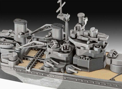 Kit de barco Revell Hms Duke of York 1/1200, 45 piezas 05182