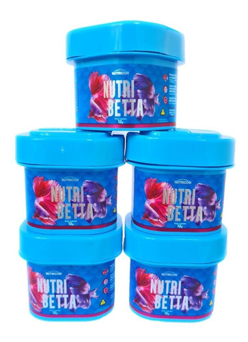 Ração Para Betta Nutribetta 5 Unidades 12g