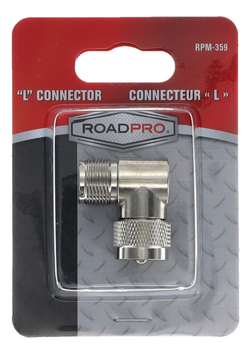 Conector L Roadpro Rpm-359 Color Plateado
