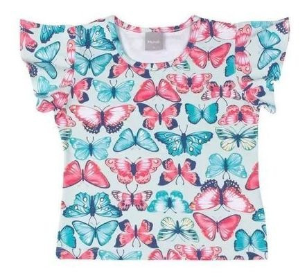 Imagem 3 de 4 de Conjunto Infantil Menina Mundi Borboleta