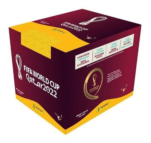 Caja Original Panini Mundial Qatar X 104 Sobres Promo Hoy