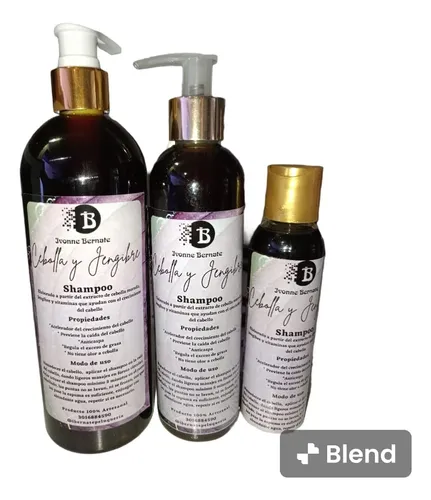 Shampoo De Cebolla Y Jengibre - mL a $120