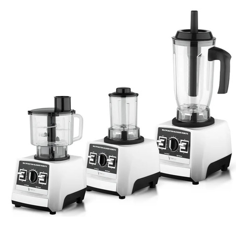 Licuadora Multifuncional 3 En 1 Blender 2.5l 500w 3 Vasos