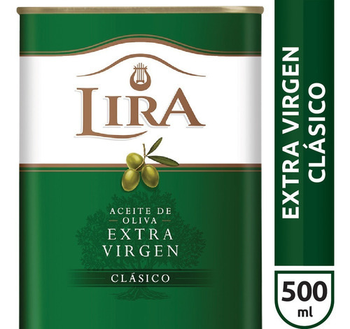 Aceite de oliva virgen extra clásico Lira en lata500 ml