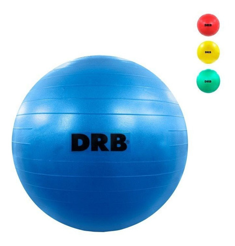 Pelota Gimnasia Drb 75cm Antiexplosión C/infl Reg Gol De Oro