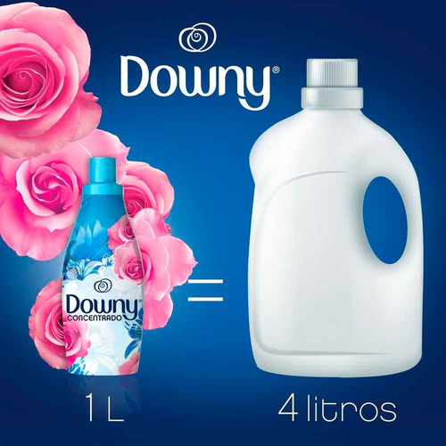 Imagen 3 de 6 de Suavizante Downy Concentrado Brisa Fresca Botella X 1 Lt