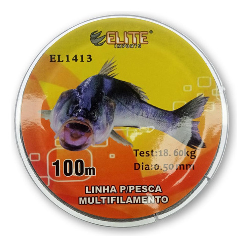 Linha De Pesca Multifilamento 50mm 100m 60kg