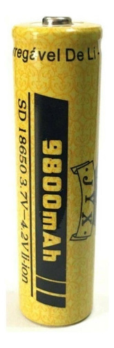 Bateria 18650 P/ Lanterna Tática 5200mah 3.7v Recarregável