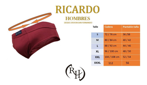 Imagen 5 de 5 de Calzoncillo Slip Hombre Pack De 3