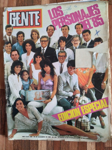 Revista Gente Las Fotos Del Año 26 12 1985 N1066