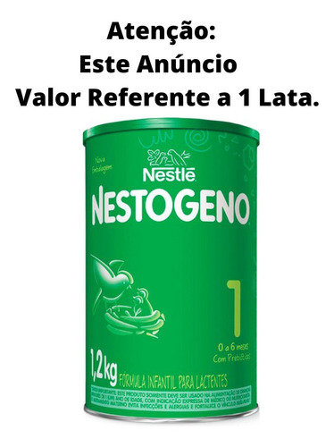 Fórmula Infantil Sem Glúten Nestlé Nestogeno 1 Lata 1.2kg