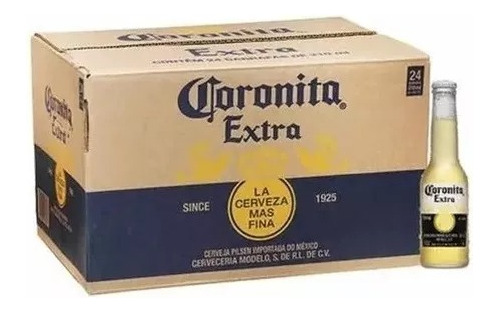 Pack 24un Cerveja Coronita Extra 210ml