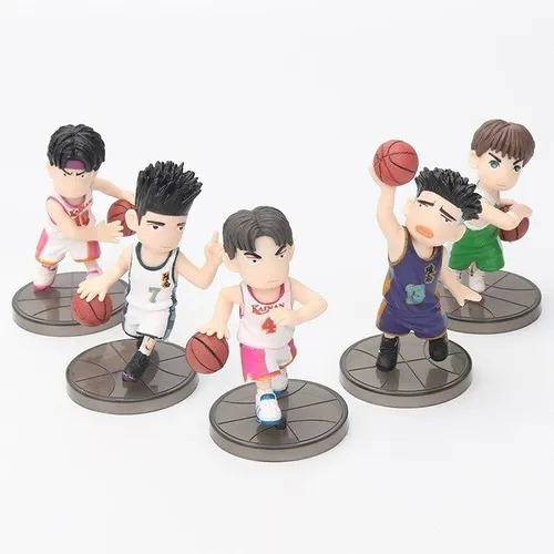 Slam Dunk - Set De 5 Figuras 6cm Sakuragi Rukawa Mitsui 02