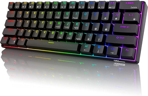 Teclado Gamer Bluetooth Royal Kludge Rk61 Negro