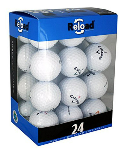 Bolas De Golf Recicladas Callaway (24 Unidades) - Blancas