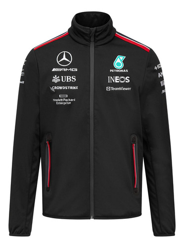 Chamarra Softshell Mercedes F1 Amg  Lewis Hamilton Original