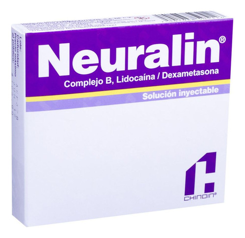 Neuralin 200 Mg/100 Mg/5 Mg/30mg/4 Mg Caja Con 2 Ampolletas