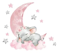 Comprar Pegatinas De Pared De Animales De Elefante Calcomanías De De