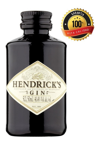 Botellita Miniatura Ginebra - Hendricks - mL a $738