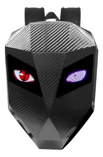 Mochila Com Bluetooth Olhos Led Inteligente Motoqueiro