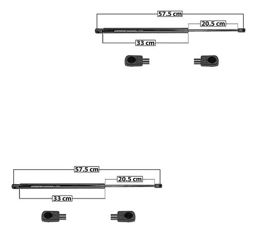 Par Amortiguadores De 5a Puerta Gmc Terrain 10-15 Spart