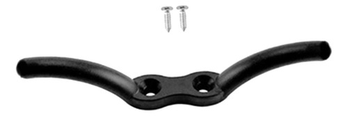 2 Cornamusa De Cuerda De Acero Inoxidable, Cornamusa Negro