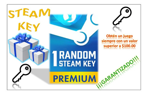 Random Steam Key Con Valor Superior A $100.00