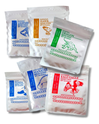Paquete De Ligas Dentales Ortodoncia 6 Bolsas