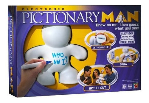 Juego De Mesa En Inglés Pictionary Man: Electronic Mattel