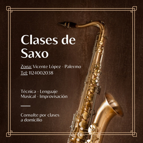 Clases Particulares De Saxo