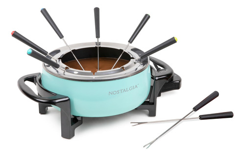 Set De Ollas Eléctricas Para Fondue Nostalgia, 12 Tazas Con