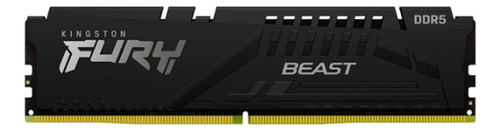 Memoria Ram 16gb 6000mhz Ddr5 Dimm Fury Beast Black