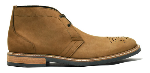 Botin Chukka Caballero Casual De Piel Warlock 8014