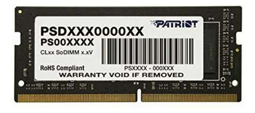 Patriot Signature Ddr4 Ram 32gb (1x32gb) 3200mhz Cl22 Sodimm