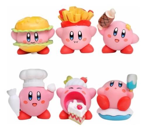 Kirby Figuras Venta De Juguetes De Coleccion 6pcs
