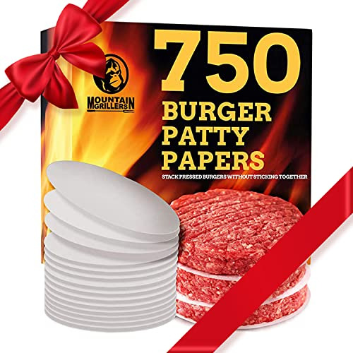 Papel Hamburguesas De Mountain Grillers, Papel Encerado...