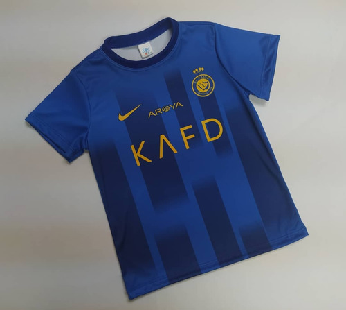 Franela Camisa Niño Ronaldo Al Nassr Nueva Azul 2023