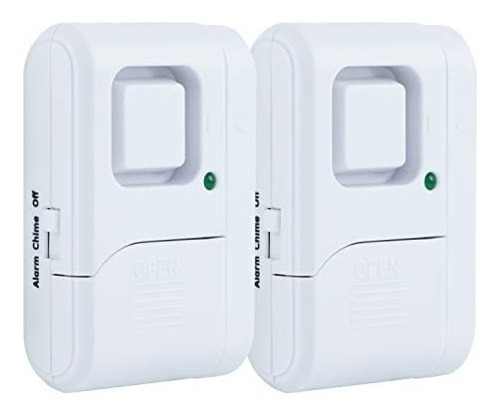 Alarma Puerta Y Ventana Ge, 2 Pack, Inalámbrica, Fácil