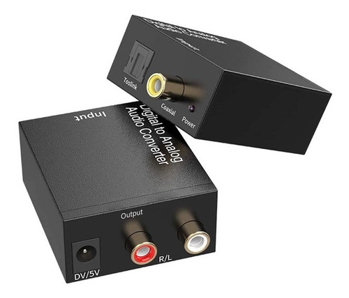 Convertidor Audio Toshlink A Rca + Cable Friba Optica 1.8m 